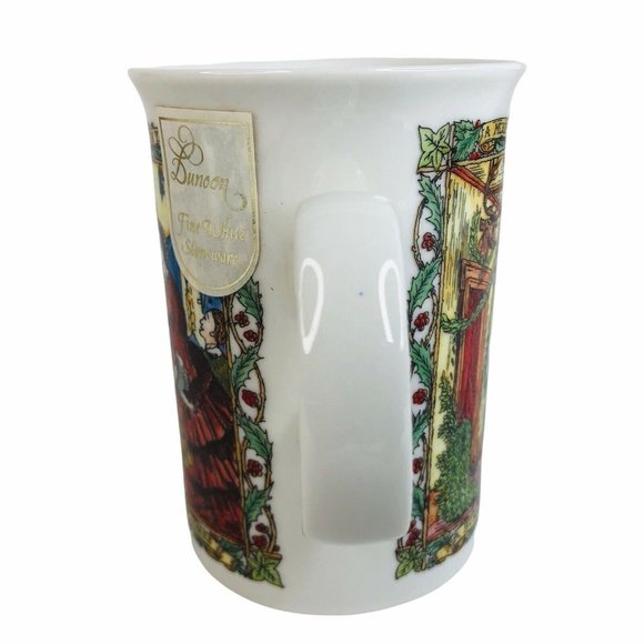 Dunoon Christmas Cheer Series Mug Scotland Stoneware Victorian Party Ceramic - Picture 4 of 8